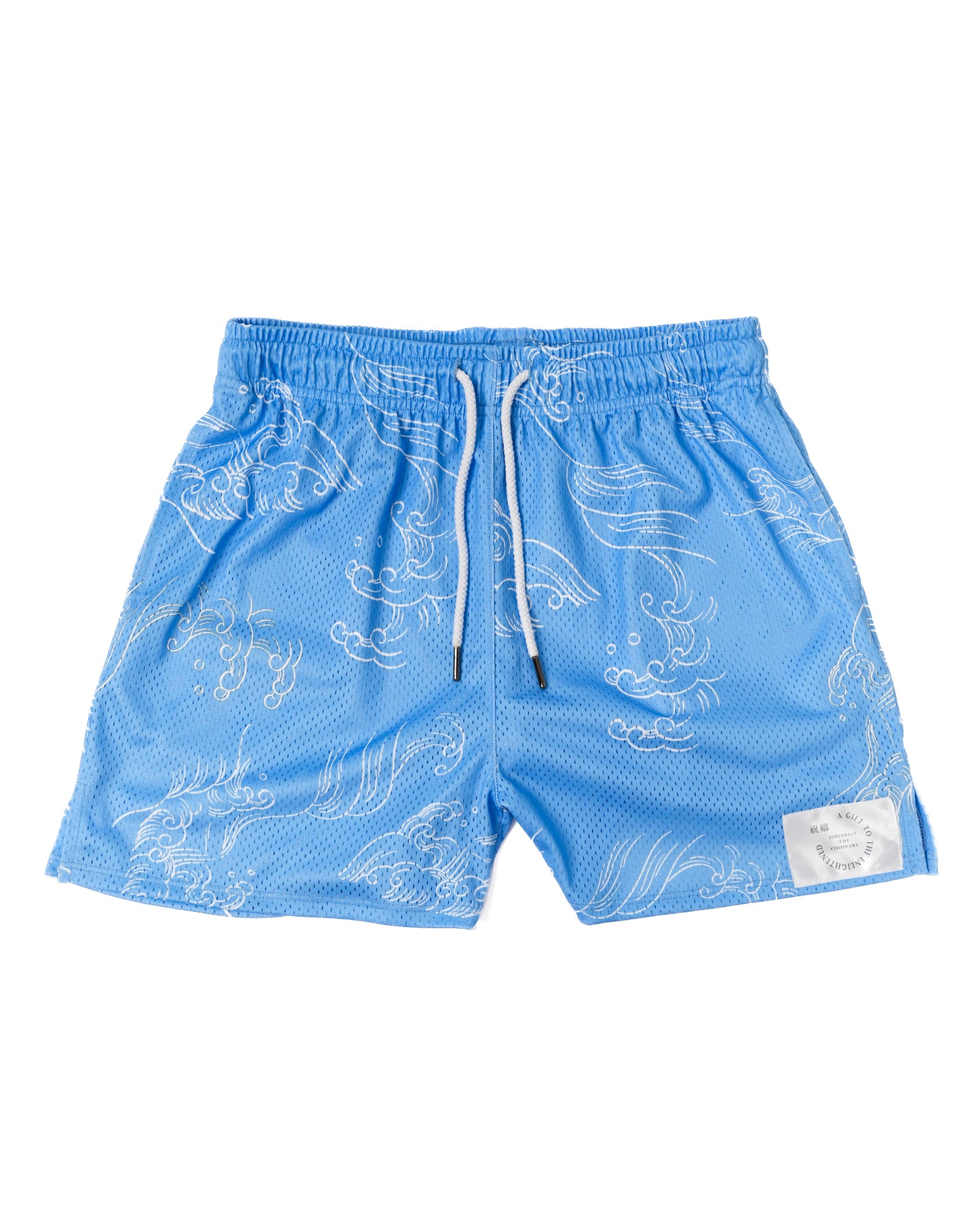 SKY BLUE RYUJIN MESH SHORTS