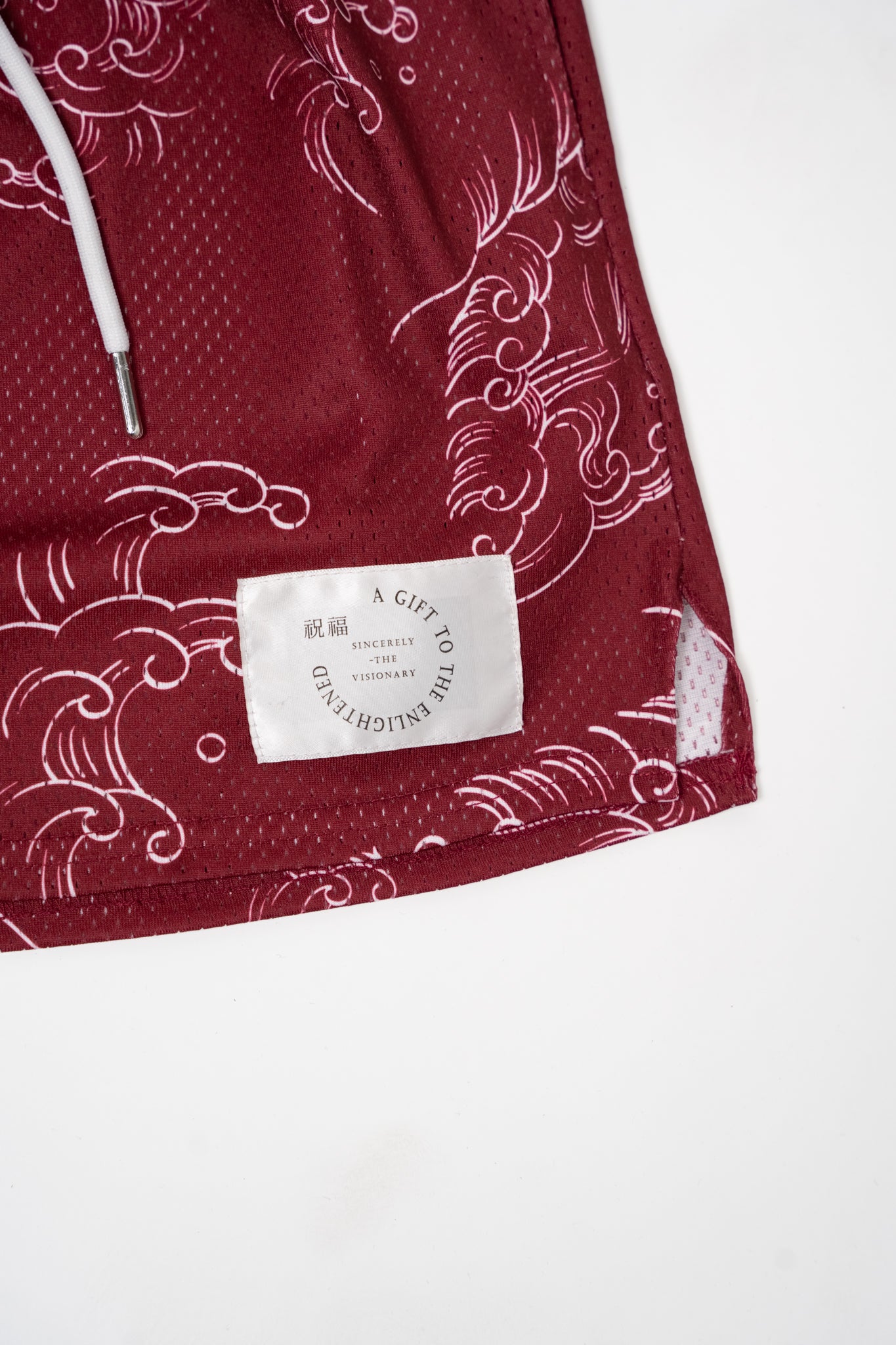BURGUNDY RED RYUJIN SHORTS (V2)
