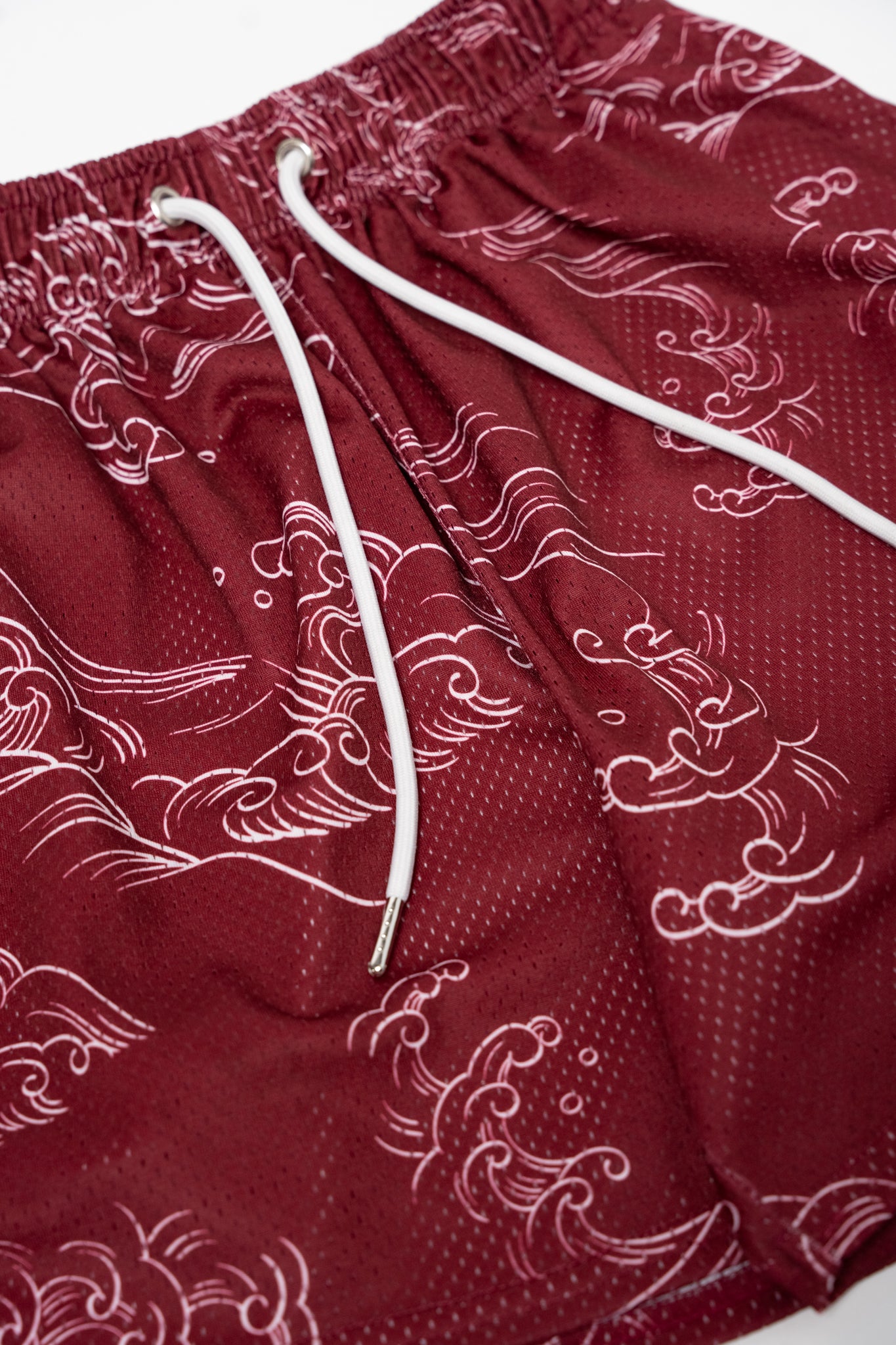 BURGUNDY RED RYUJIN SHORTS (V2)
