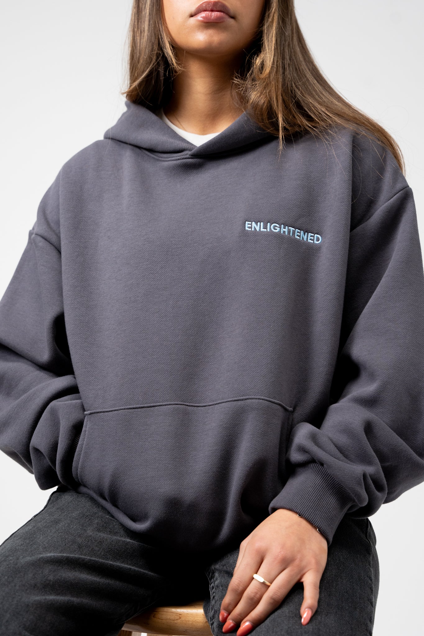 "DREAM LIFE" (Sky Blue) Heavyweight Hoodie