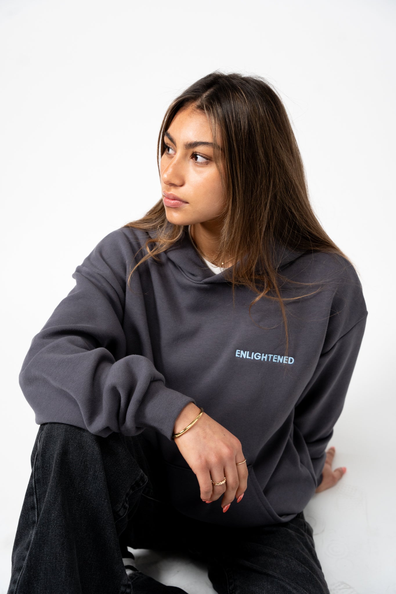 "DREAM LIFE" (Sky Blue) Heavyweight Hoodie