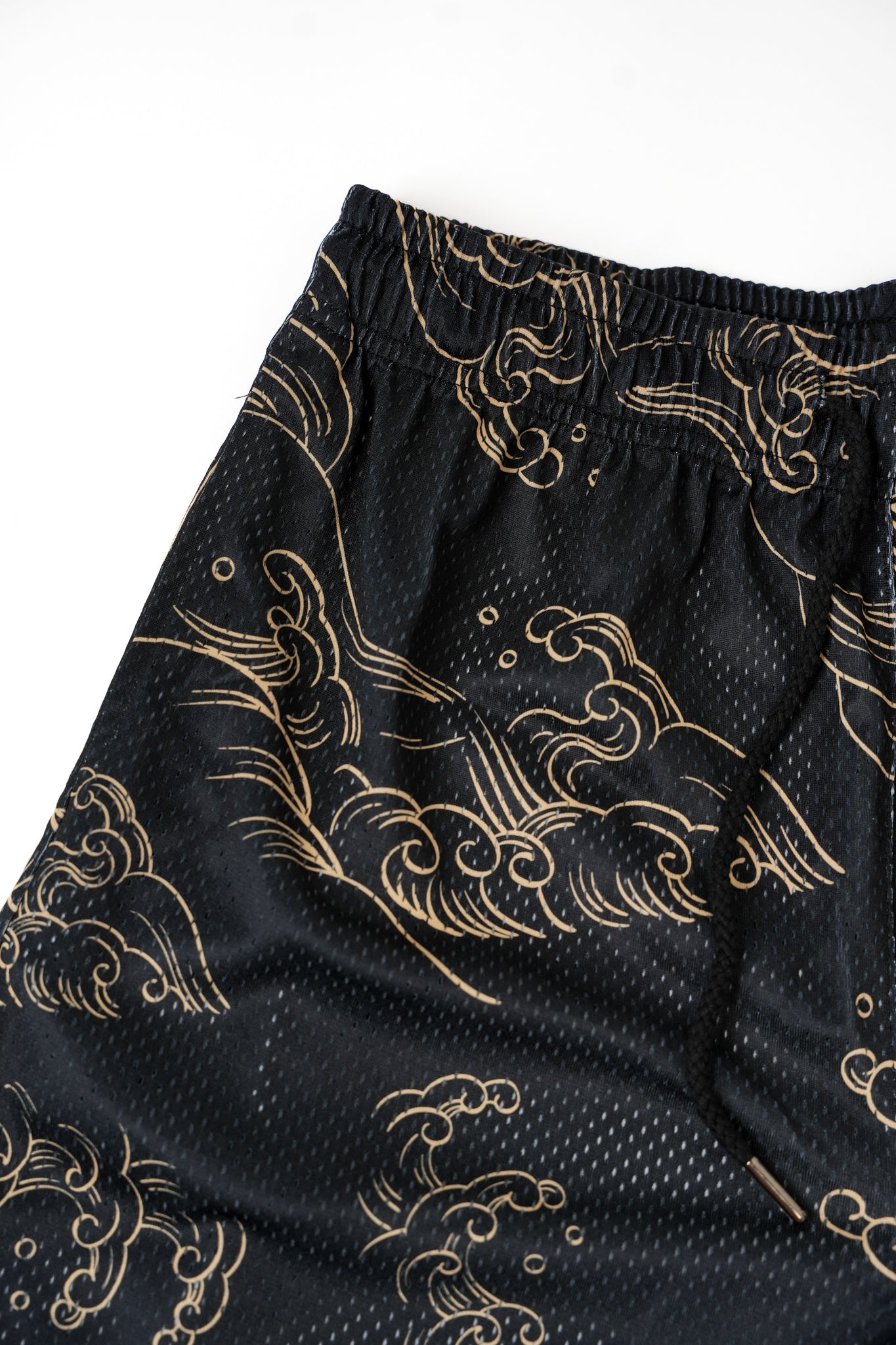 BLACK RYUJIN MESH SHORTS