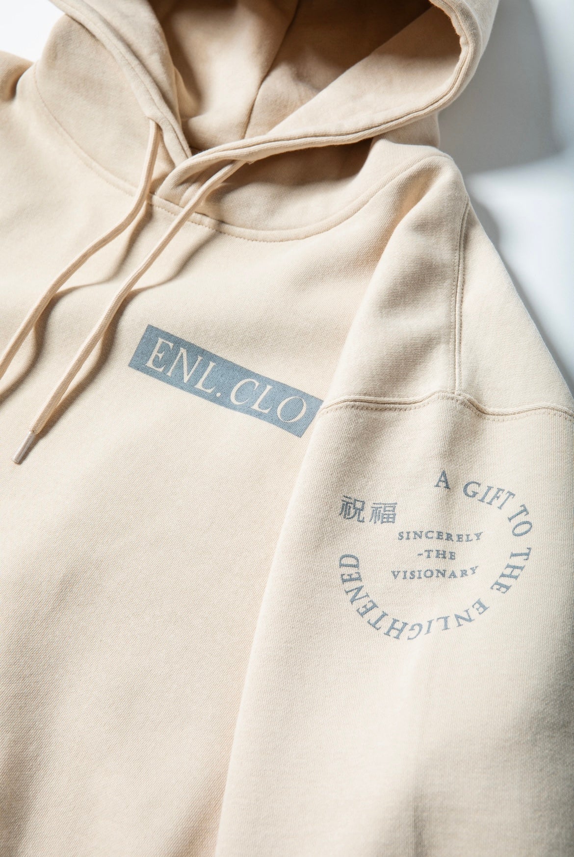 "STANDARDS" CREAM HOODIE