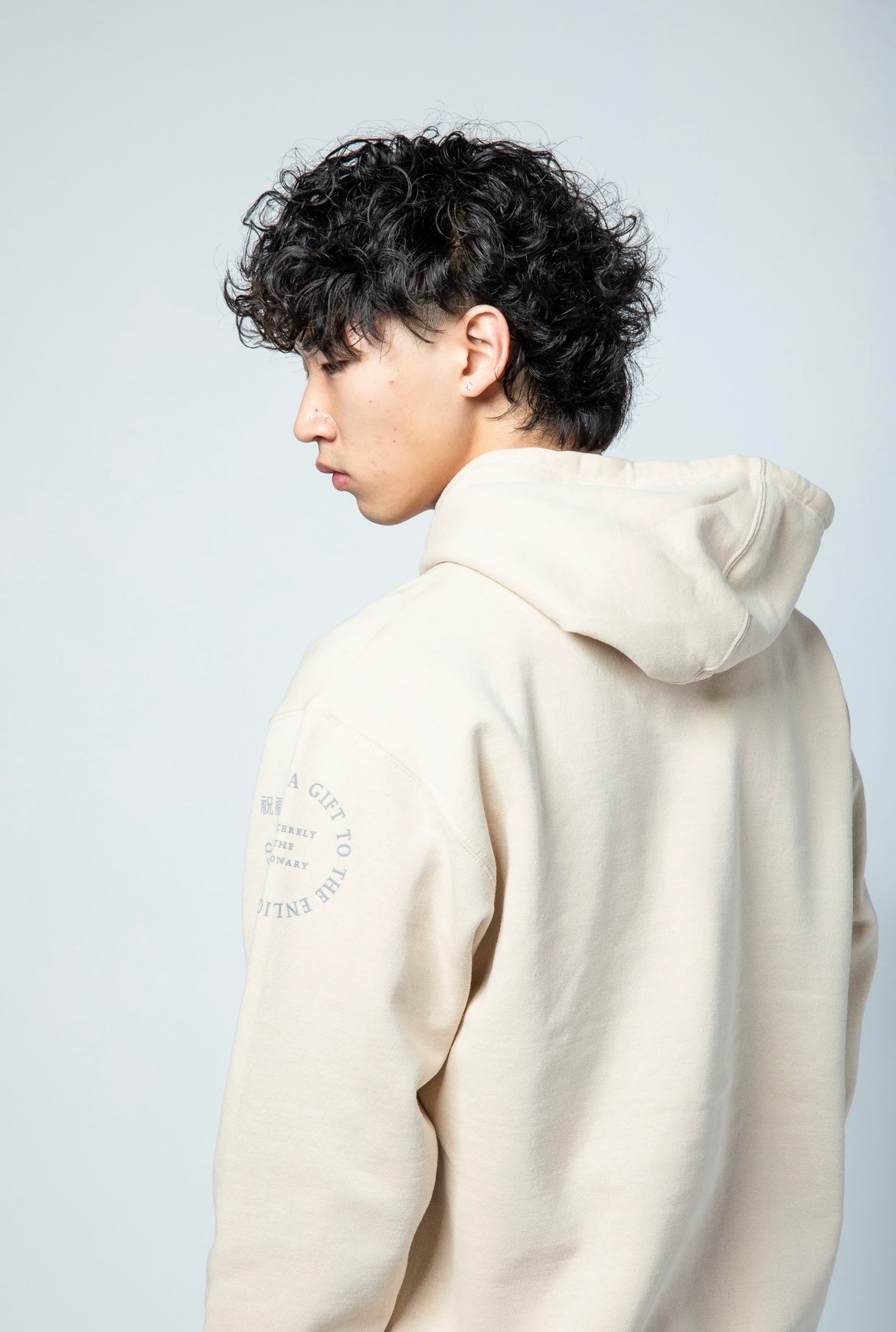"STANDARDS" CREAM HOODIE