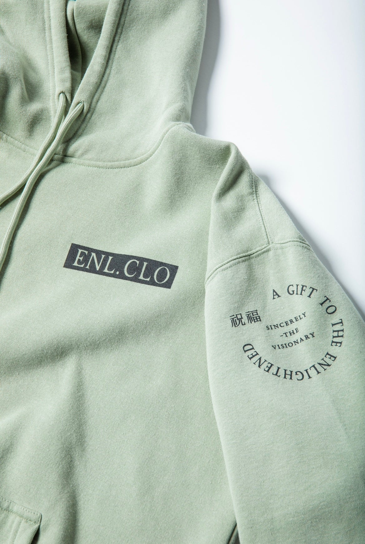 "STANDARDS" SAGE GREEN HOODIE