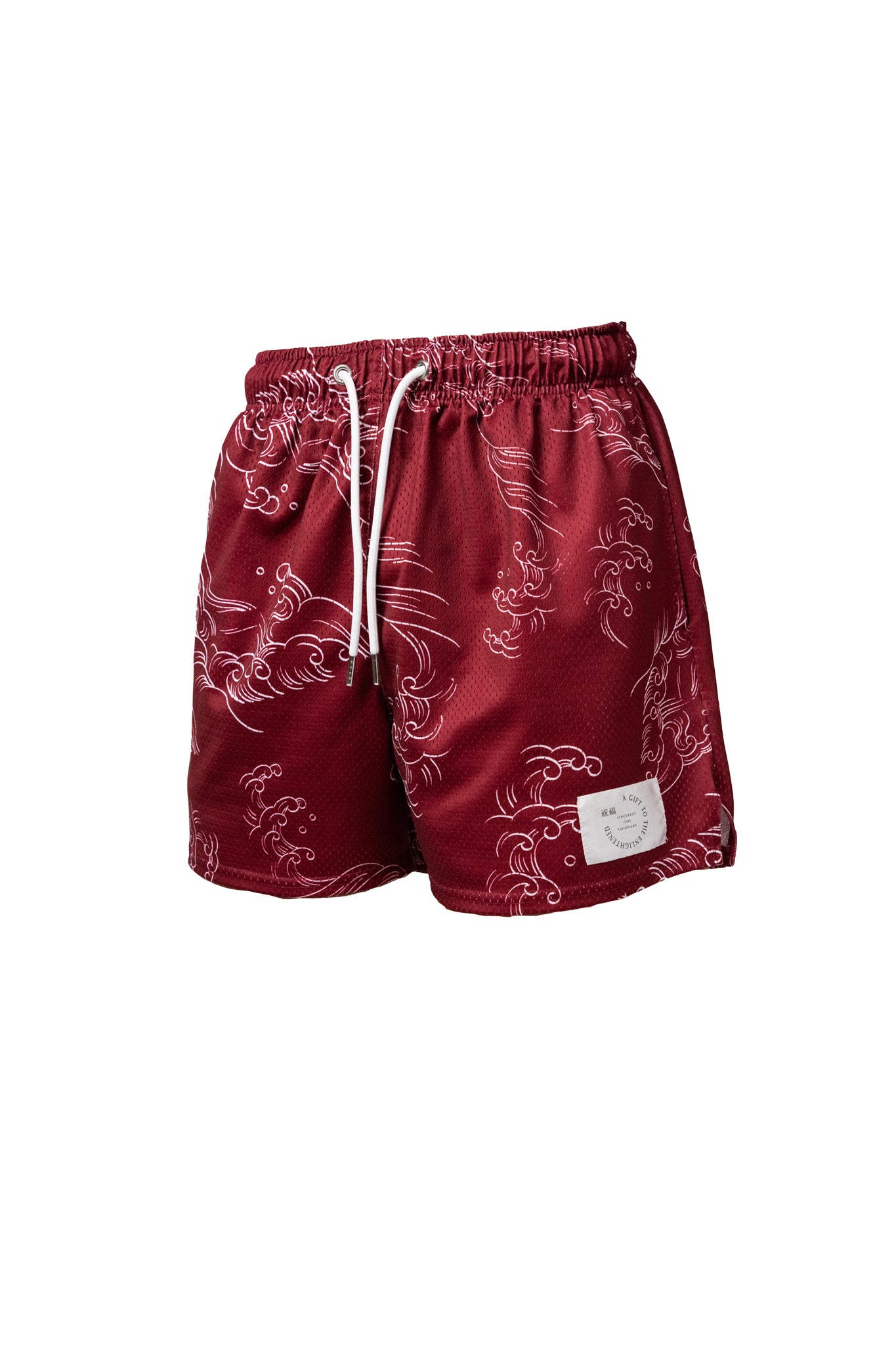 BURGUNDY RED RYUJIN SHORTS (V2)