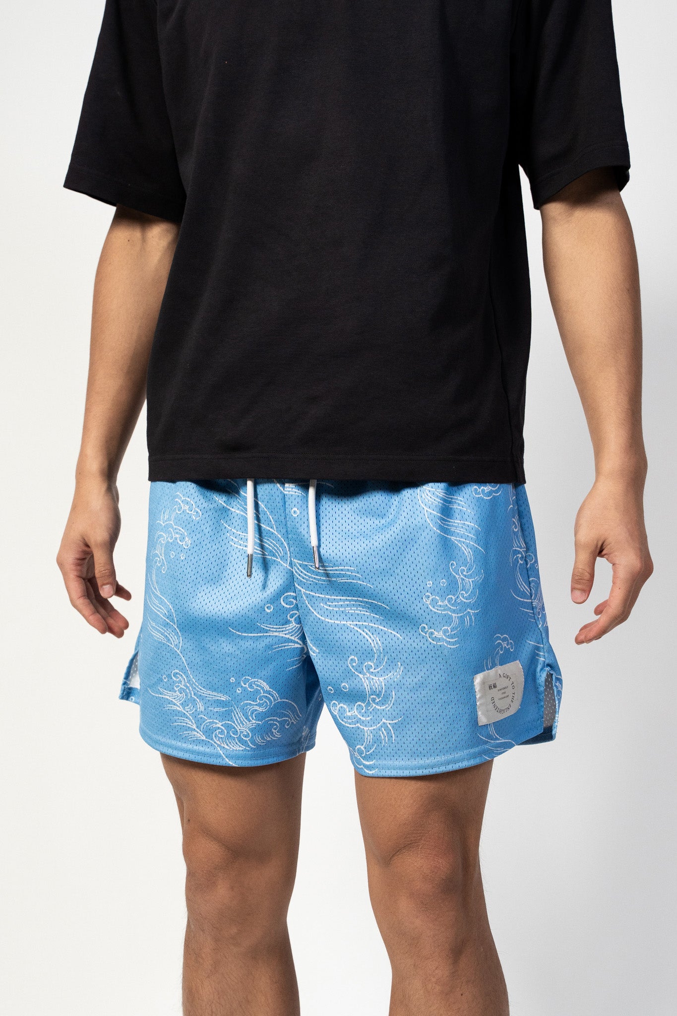 SKY BLUE RYUJIN MESH SHORTS V2